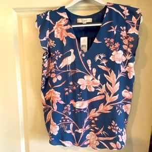 Ann Taylor Loft spring blouse, small new with tags